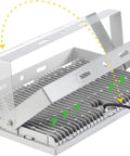 Beefy 300W LED Flood Lights 10 Pack Daylight White IP65 Weatherproof outdoor spotlight housing with heat dissipation fins.