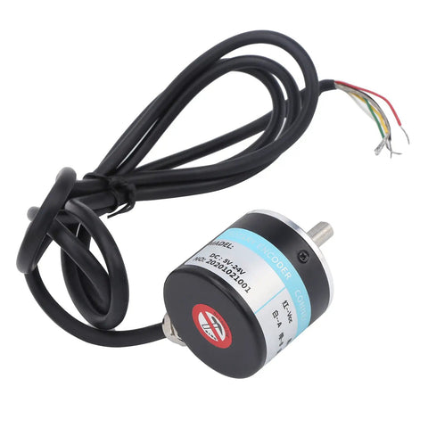 Compact Encoder Motor Reducer with 6mm solid shaft for stepper and servo motors, 3-phase speed reducer, 6000 RPM, high efficiency