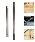 Replacement Floor Jack Handle For Hydraulic And Bottle Jacks, Heavy Duty Steel And Plastic Lever, shown with tools and usage