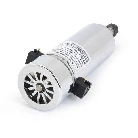 Beefy 800W CNC Spindle Motor Kit With 110V Air Cooled ER16 Spindle 20000RPM and 52mm aluminum body shown close-up.