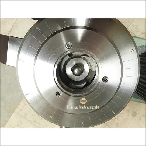Top view of the JM120 Commercial Vertical Peanut Butter Grinder Mill In Stainless Steel showing grinding mechanism