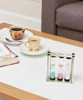 Go To Desk Timer With Brushed Stainless Steel Frame Three In One 3 4 5 Minute Kitchen Timers for Tea Coffee and Cooking on table