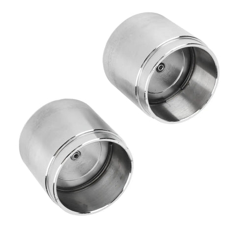 2 Pack Trailer Wheel Bearing Protectors With Dust Covers Stainless Steel Universal Bearing Caps Fit 1.98 Inch Hub Diameter
