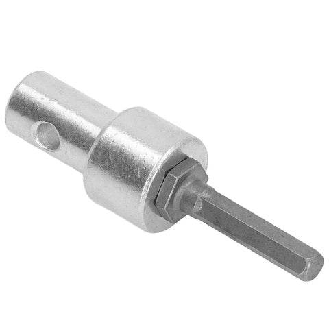 Garden Auger Drill Adapter 1 To 3 Drill Adapter For Power Drill To Ground Auger Carbon Steel Round Chuck 10Mm To Half Inch Shank