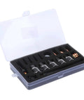 Upgrade Your Welding Game With This WP9 And WP20 Torch Consumables Kit Including Premium Glass Nozzles and tungsten clamps in a case.