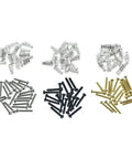 Top Shelf 20 Pack Stainless Steel Phillips Head Pickup Screws With Springs For Strat Tele Models Nickel screws and springs variety