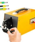 Industrial Grade Pneumatic Crimping Machine That Delivers Reliable Air Powered Wire Terminal Crimping Plier Performance For Shop Floors And No Sweat Repairs On Stranded Cables with cables and terminals.
