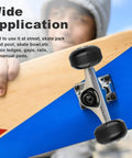 4 Pack 52mm Skateboard Wheels With Bearings 95A Hardness Durable Street Trick Wheels For Street Skating Longboard Cruiser Set