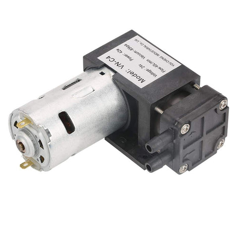Mini Oil Free Vacuum Pump 24V DC -85 KPa Vacuum 40 Lpm Flow Oilless Design For Industrial Use close-up view