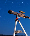Telescope with Double Helical Focuser for Telescopes Pro Grade Aluminum Alloy Focus Mechanism, 10mm Stroke, under starry sky