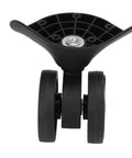 Durable Nylon Luggage Caster Wheels Replacement Pair, 360 Degree Swivel Suitcase Wheels for Travel close-up front view