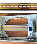 Four Pcs DIN Rail Slotted Design Steel Rail Mounts, 200Mm Long, 35Mm Wide, 7.5Mm High, Galvanized, Pro Grade, Heavy Duty