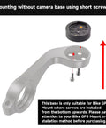 Ride Ready GPS Mount Adapter Insert Set For Bike Computers, Replacement Base Inserts Compatible With OEM Mounts shown without screws.