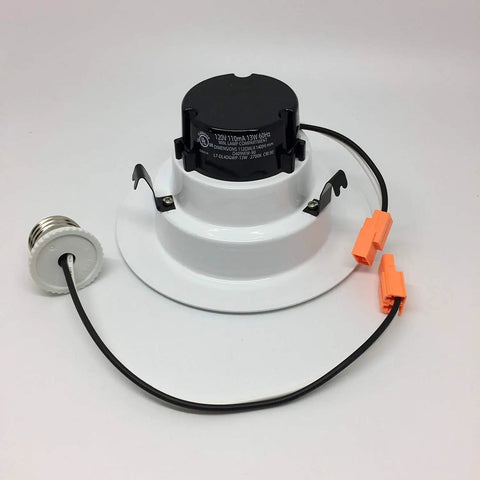8 Pack 4 Inch LED Recessed Retrofit Downlights 13W 90 CRI Dimmable 2700K Warm White 910 Lumen Ceiling Light UL Listed JA8 CEC