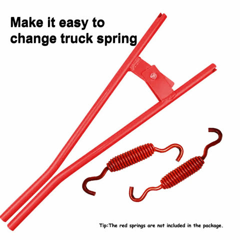 Red Heavy Duty Truck Brake Spring Tool For Semi Trucks with two springs