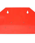 Red storage box from Heavy Duty 58 Piece T-Slot Clamping Kit for Mills and Machinists with wall mount holes visible.