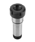 Precision Machined 5C Spring Collet Chuck Holder For Lathe And Milling With DN65 Carbon Steel Straight Tightening Nut, top view.