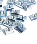50 Pieces M3 Slide In T Nuts Tee Sliding Nut For 2020 Series Aluminum Extrusion Profiles With 6mm Slot Silver Finish scattered