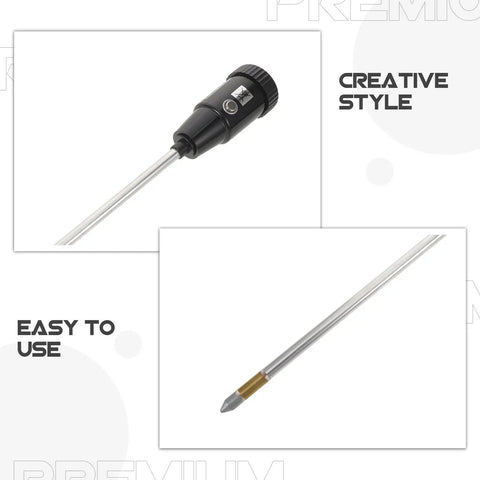 2-In-1 Soil Moisture Meter And PH Tester With A 12 Inch Probe, close-up view of portable garden tester components.