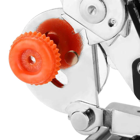 Stainless Steel Ruffler Presser Foot With Adjustable Pleat Depth For Sewing Machines Pro Grade Auto Feed Pleating Attachment Professional Replacement Part For Even Wrinkles And Versatile Stitching, close-up