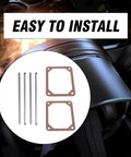 Engine Push Rod Kit With Valve Cover Gasket Bundle Includes 4 Push Rods And 2 Gaskets Replaces 498746 690981 690982 Fits 4015770123 Through 4015770133 Series Durable OEM Style Replacement For Smooth Running, 4 push rods and 2 gaskets