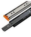 Stainless Steel Drawer Slide 10 To 20 Inch Soft Close Three-Section Cabinet Track Rail, quiet glide, metal hardware