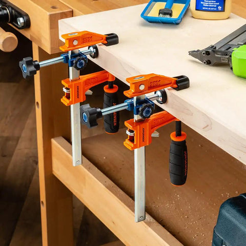 3-Way Clamp Attachment For F-Style Clamps With Single Screw Converts Your Clamp Into A 3-Way Edge And Flush Joint Tool For Welding Projects