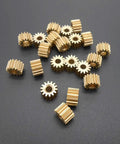 Copper Spur Gear Pinion 14 Teeth 0.5 Module Bore 3.17mm collection for CNC RC Robotics Hobby Gear Builds