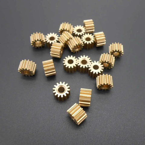 Copper Spur Gear Pinion 14 Teeth 0.5 Module Bore 3.17mm collection for CNC RC Robotics Hobby Gear Builds