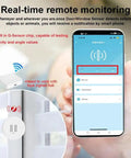 Smart Vibration And Tilt Alarm Sensor Delivers Real Time Alerts To Your Phone Home Assistant And Zigbee2MQTT Compatible Ultra Sensitive Motion Sensing For Instant Security Monitoring, white plastic sensor