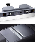 Tesla USB Hub For Model Y Juniper 2025 2026 And Model 3 Highland 2024 2025 With Sliding Cover highlighting retractable cables and dock fit