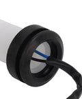 Close-up of washer fluid level sensor plug and wire for 2011-2014 models, part 985203F000 for accurate readings and quick install.