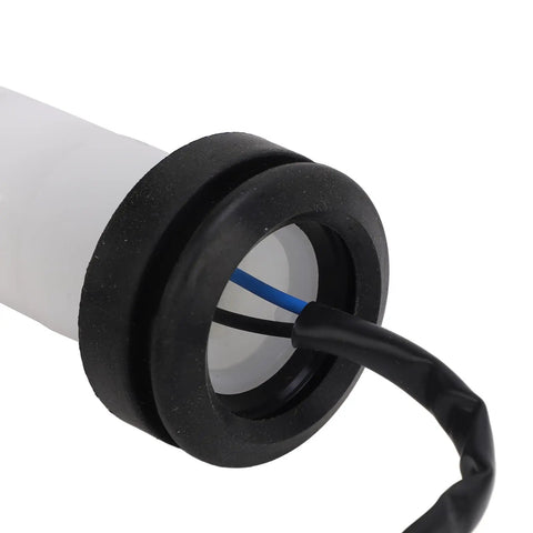 Close-up of washer fluid level sensor plug and wire for 2011-2014 models, part 985203F000 for accurate readings and quick install.