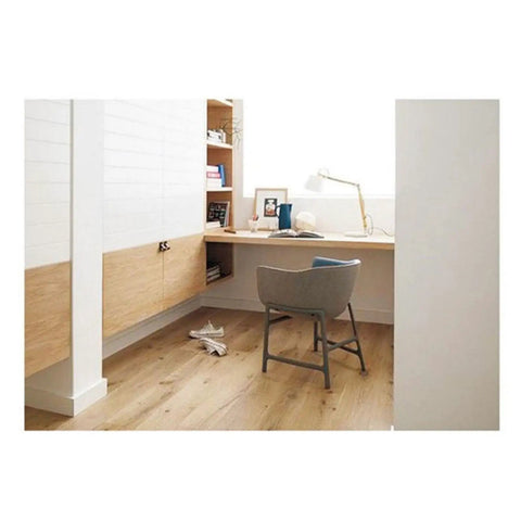 Cozy home office with wood flooring, desk, modern chair, and wall cabinets featuring Leather Furniture Handle Pull With Screws For Cabinets And Doors Brown Leather Cabinet Knob Hardware, Modern Rustic Drawer Pulls For Kitchens And Bathrooms