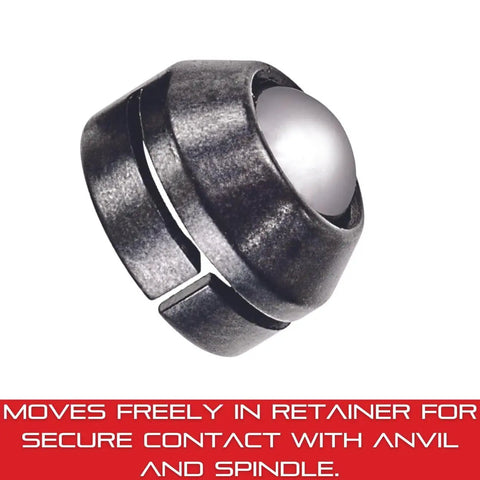 Ball Attachment For Micrometers With A 0.200 Inch Ball, Pro Grade Quick Adjustable Anvil And Spindle, metal construction