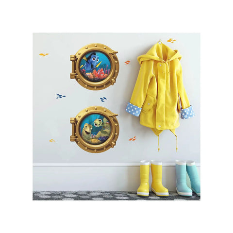 Finding Nemo Peel And Stick Giant Wall Decals Set Of 75 With Easy Peel And Stick Removable And Repositionable On Any Smooth Surface