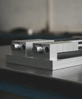 Premium Copper Fixture Vise With Thickened Base For Milling And Grinding Machines, showing clamp mechanism and smooth rectangular body.