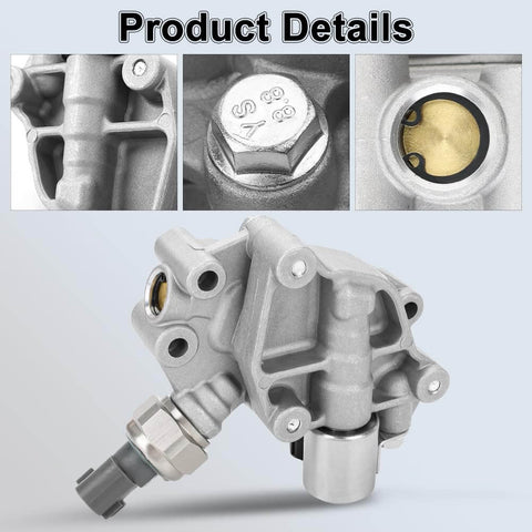 Close-up of Honda VTEC Timing Solenoid Replacement Kit with Gasket, Plug-and-Play Intake and Exhaust VVT Solenoid for 918-078 15810-RKB-J01