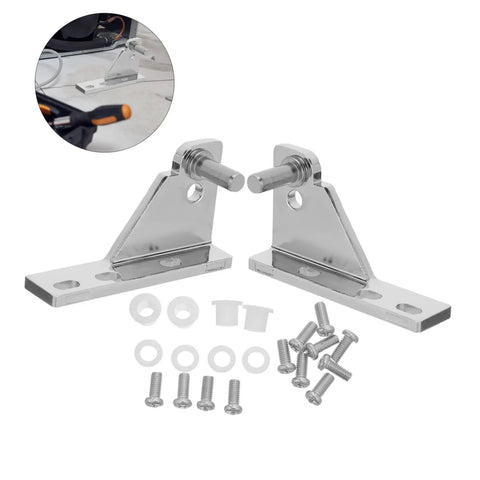 Beefy Heavy Duty Zinc Alloy Refrigerator Door Hinges, 4 Pack Universal Replacement For Commercial Freezers, Swivel Style, Corrosion Resistant, Easy Maintenance, Keeps Doors Aligned, Sealed, And Ready For Service. silver hinges with screws