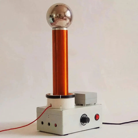 Spark Gap Coil Kit Arc Maker And Lightning Simulator Realistic 15cm Discharge Distance For High Voltage Physics Demos Dope Education Tool For College Labs And Serious Electronics Hobbyists, copper coil with metal sphere