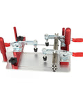 Router Table Coping Sled With Aluminum Alloy Rail Guide Adjustable Clamping Width To Five Point Six Nine Inches Dust Board Included