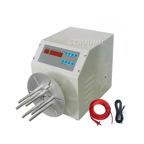 Semi Automatic Cable Winding Reel Straight Up Hassle Free Cord Organizer For Usb And Power Lines Up To Eight Mm Thick, 400W motor.