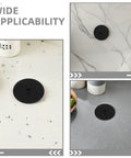 Espresso Machine Cleaning Disc 50mm Silicone Blind Filter Backflush Pad For Semi Automatic Coffee Makers on various surfaces