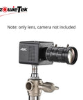 Low Distortion 5 To 50mm C Mount Zoom Lens For Raspberry Pi HQ Camera IMX477 And ZowieCAM POV CS Mount shown on 4K setup
