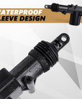 Close-up of waterproof sleeve design on Two Wire 12V Power Door Lock Actuator Kit, Heavy Duty Universal Door Lock Actuators For Most Vehicles