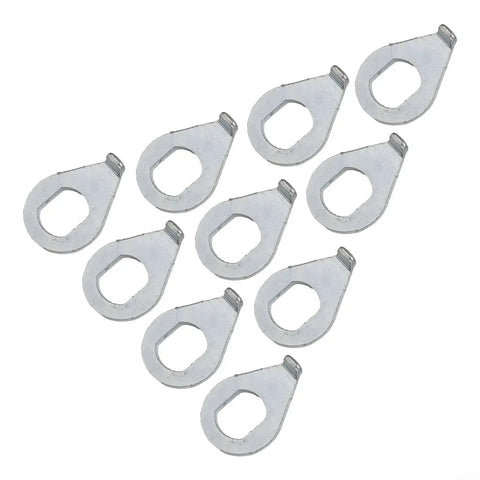 Durable M8 Steel Washers For E Bike Motor And Bicycle Hub Axle Spacers Electric Bike Hardware Kit With Front And Rear Flat Rings For Scooter Wheel Ride Ready Universal Bike Repair Gear 10 Pack Silver, steel washers on white background