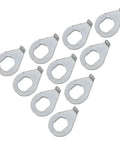 M8 M10 Steel Flange Washers Kit For E Bike Hub Axle And Scooter Fastening, 10 Piece Set, Silver Finish, Durable Gasket Solution For Bike Hub, Rear Axle, And Motor Mounts, silver steel washers