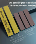 Sanding Sticks For Model Making, Durable Hobby Tools With 400 To 1500 Grit, showing extended sanding area and grit labels