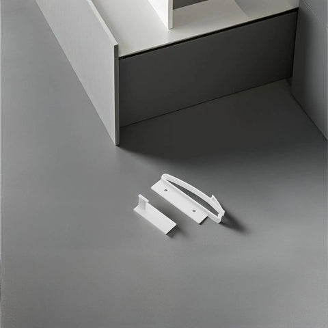 Kid Safe Drawer And Cabinet Locks Set Of 5 With Invisible Design And Ultra Strong Adhesive for Furniture on grey surface