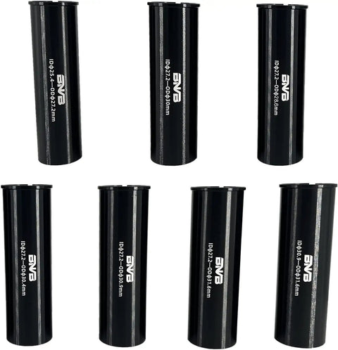 Set of Must Have 100mm Aluminum Seatpost Shim Reducer Sleeve For Mountain Bikes CNC Machined 6061 Alloy Lightweight Anti Rust